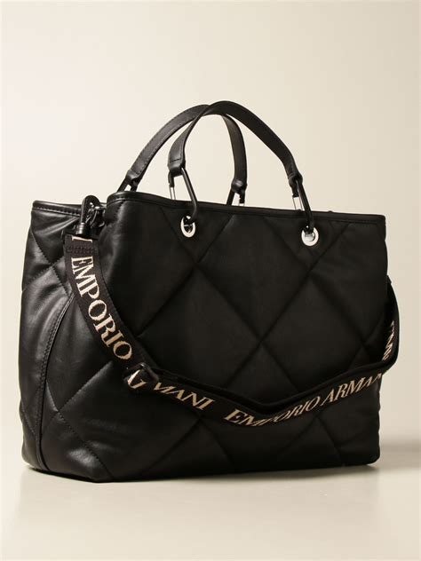 armani tasche damen lack gestept|emporio armani handbags.